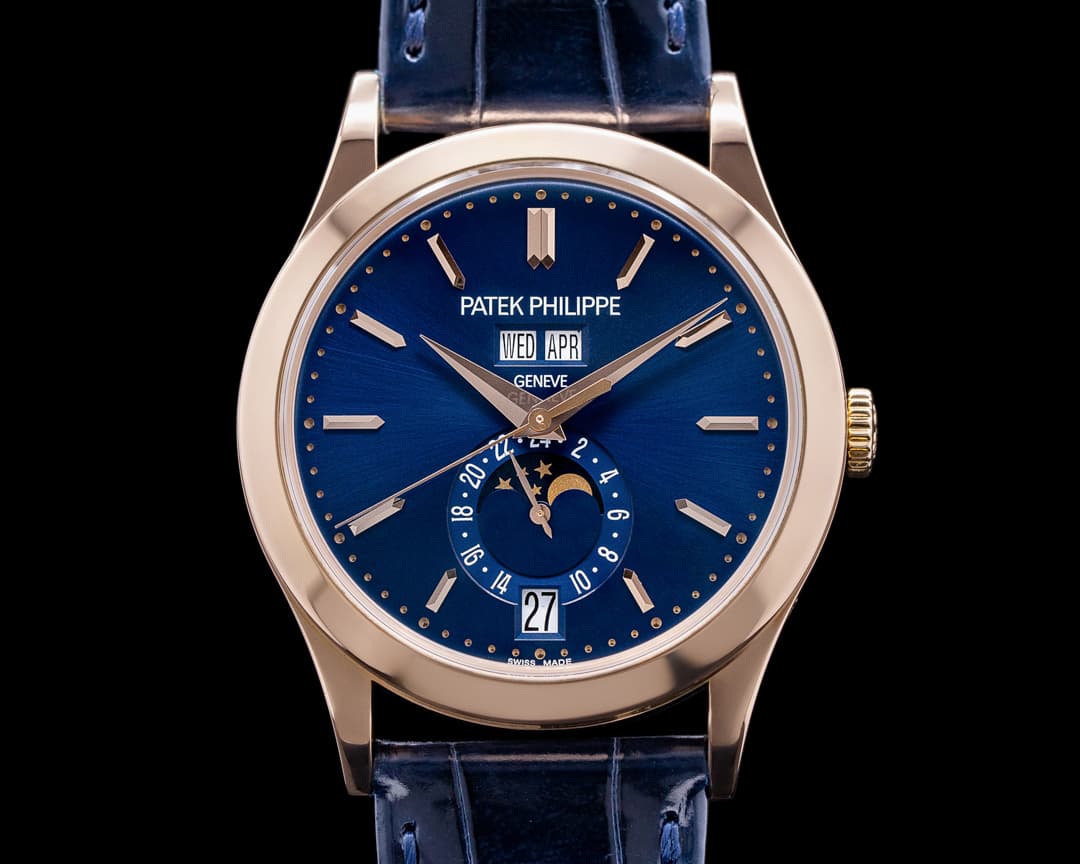 Patek Philippe Annual Calendar 5396R Rose Gold Blue Dial