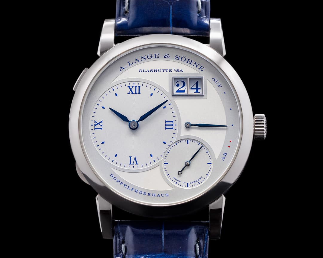A. Lange and Sohne Lange 1 25th Anniversary 191.066 18k Half Hunter LMITED