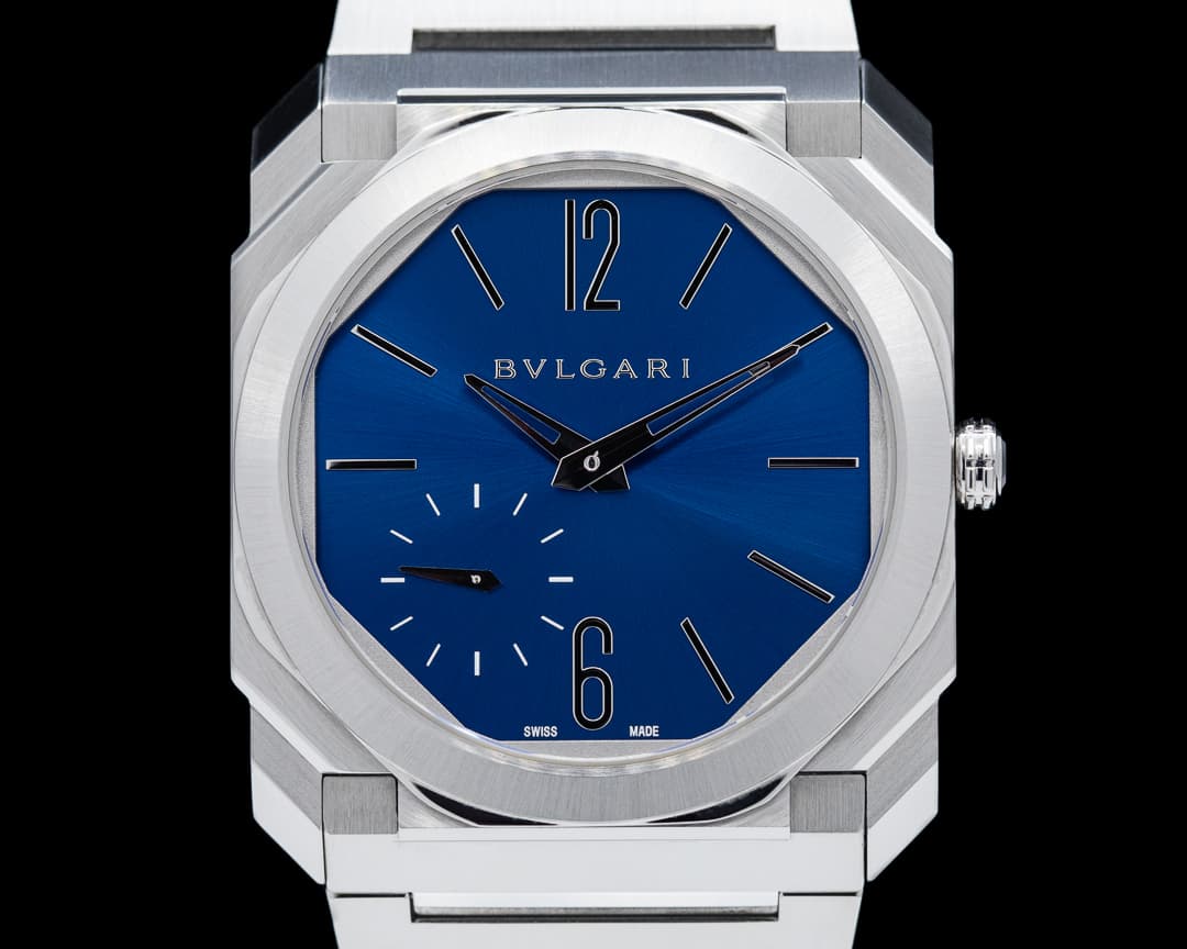 Bulgari Octo Finissimo Extra Thin SS Blue Dail 40MM