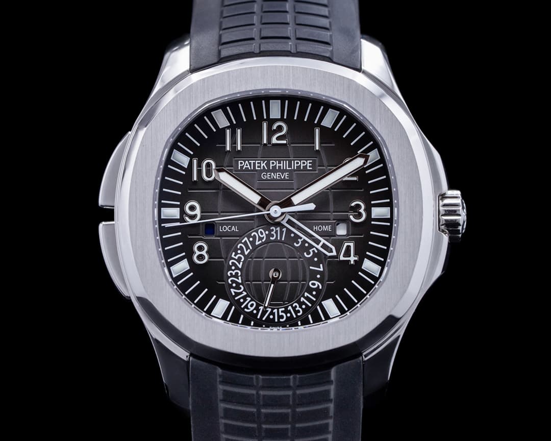 Patek Philippe Aquanaut 5164A Travel Time SS / Rubber 