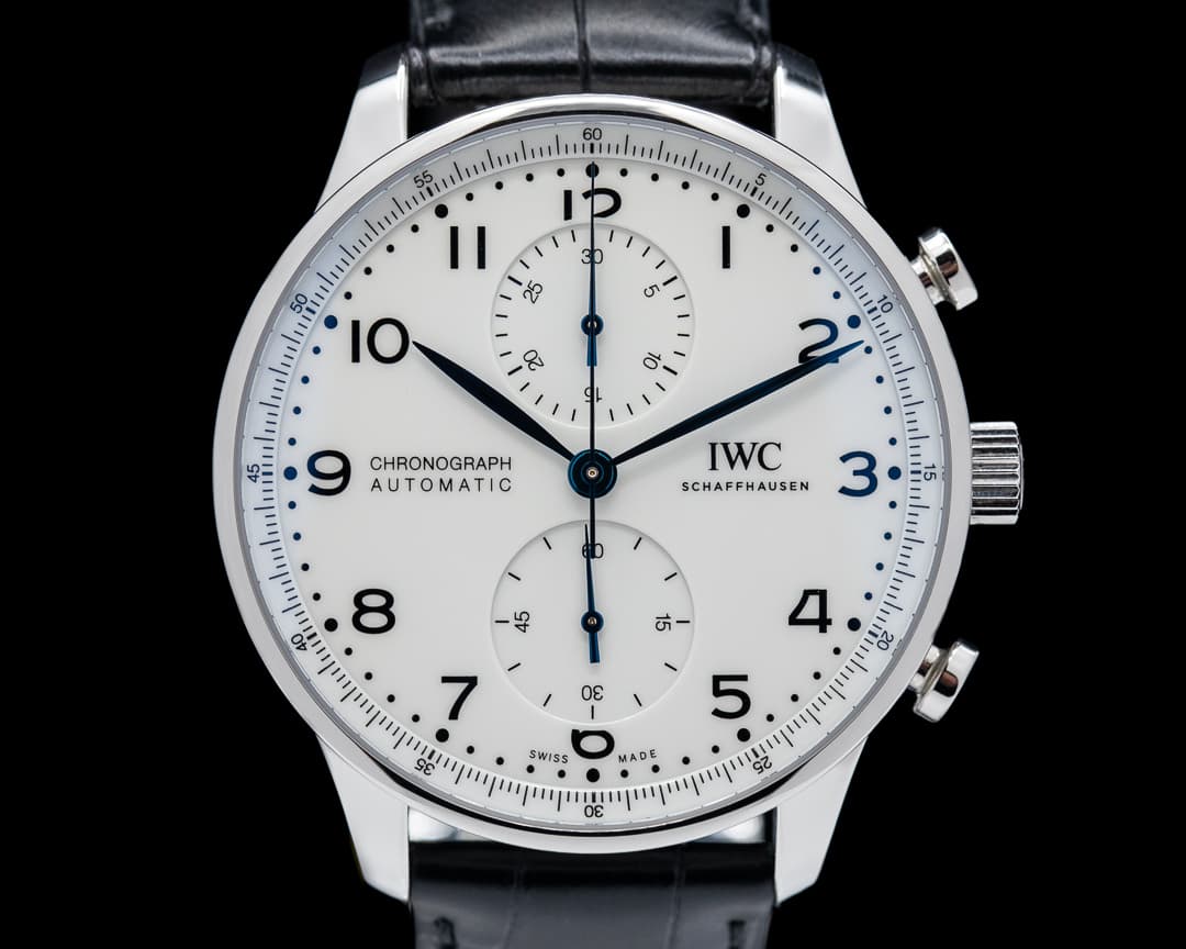 IWC Portuguese Chronograph SS Lacquered Dial 150th Anniversary Limited