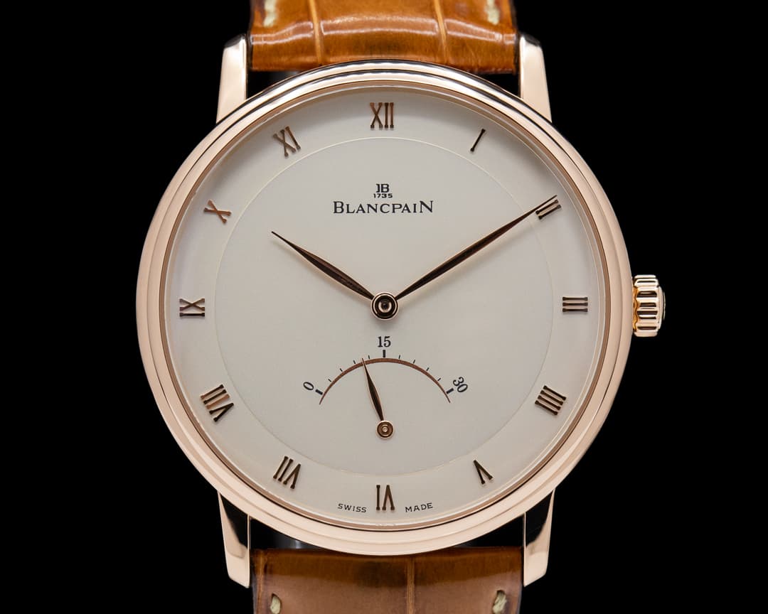 Blancpain Villeret Retrograde Seconds 18K Rose Gold 
