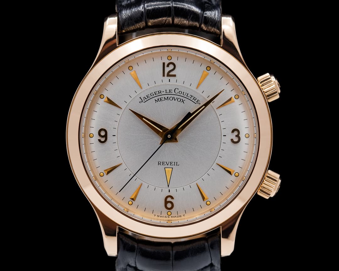 Jaeger LeCoultre Master Reveil Silver Dial 18k Rose Gold