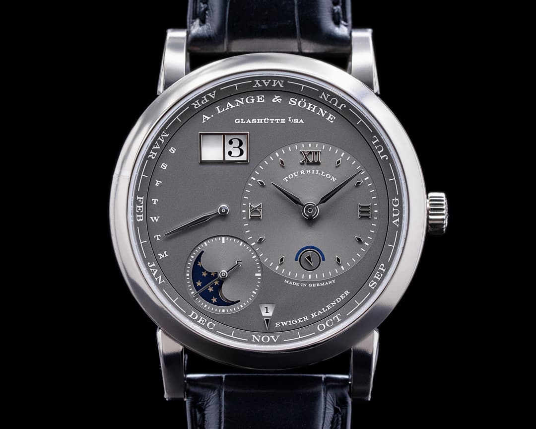 A. Lange and Sohne Lange 1 Tourbillon Perpetual Calendar 720.038 18k White Gold UNWORN