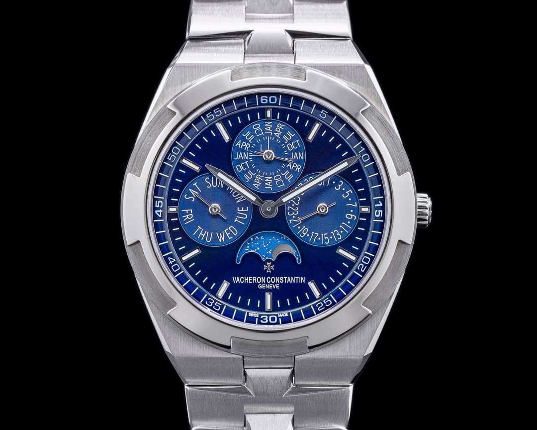 Vacheron Constantin Overseas 4300v Perpetual Calendar Ultra-Thin Blue Dial 18k 