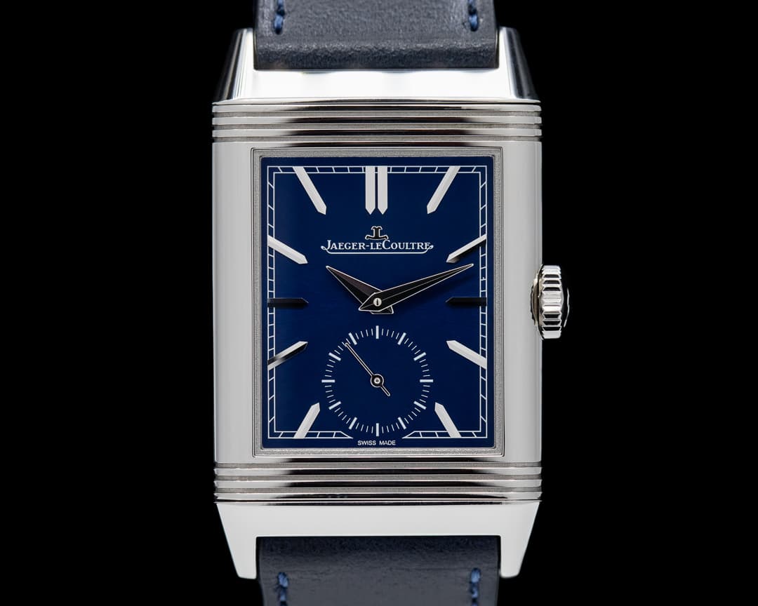 Jaeger LeCoultre Reverso Tribute Small Seconds SS Blue Dial 2022