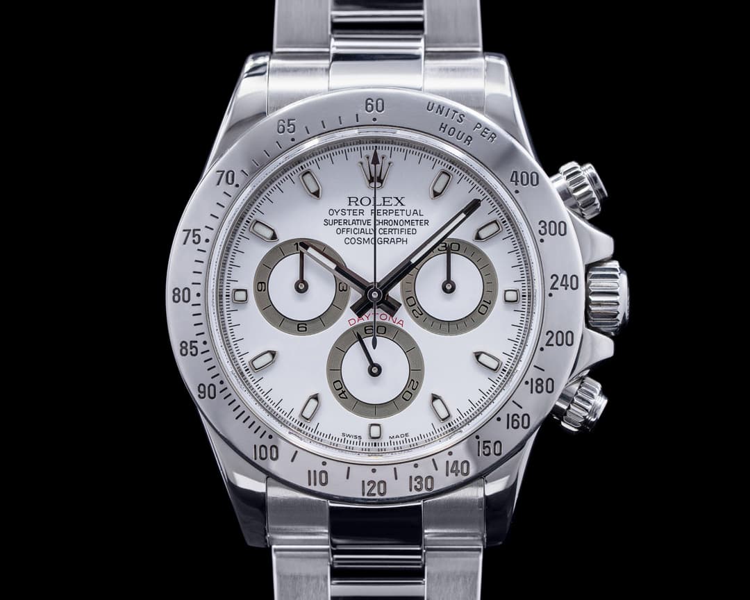 Rolex Daytona 116520 White Dial SS FULL SET