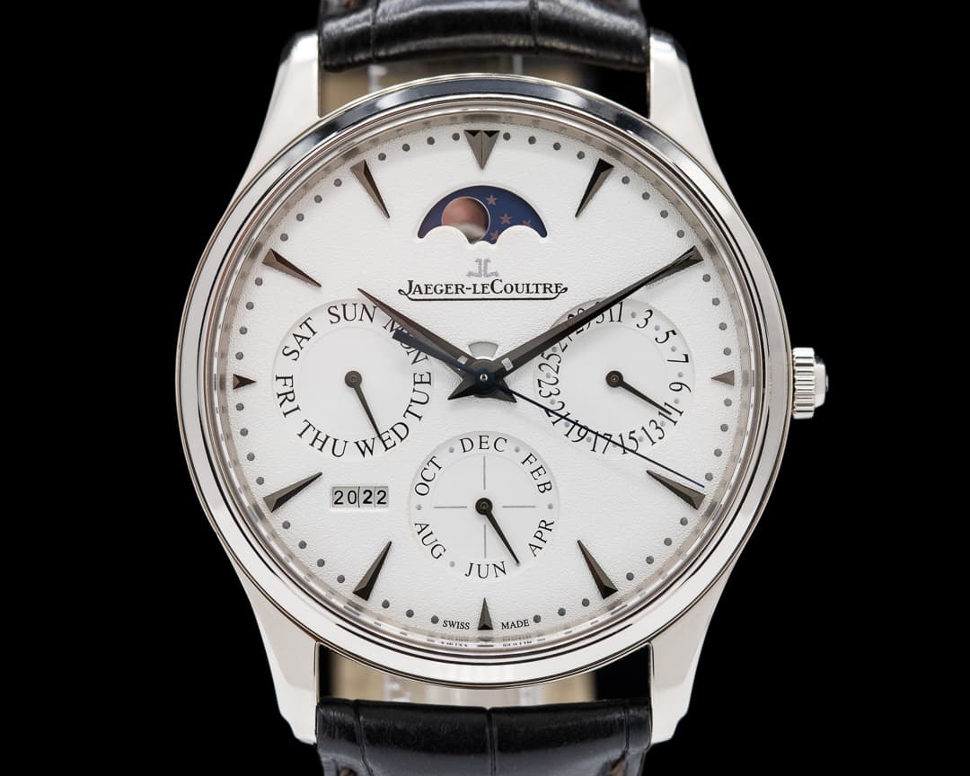 Jaeger LeCoultre Master Ultra Thin Perpetual Calendar 18k White Gold