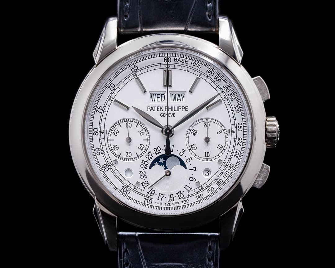 Patek Philippe Perpetual Calendar Chronograph 5270G "No Chin" White Dial FULL SET 