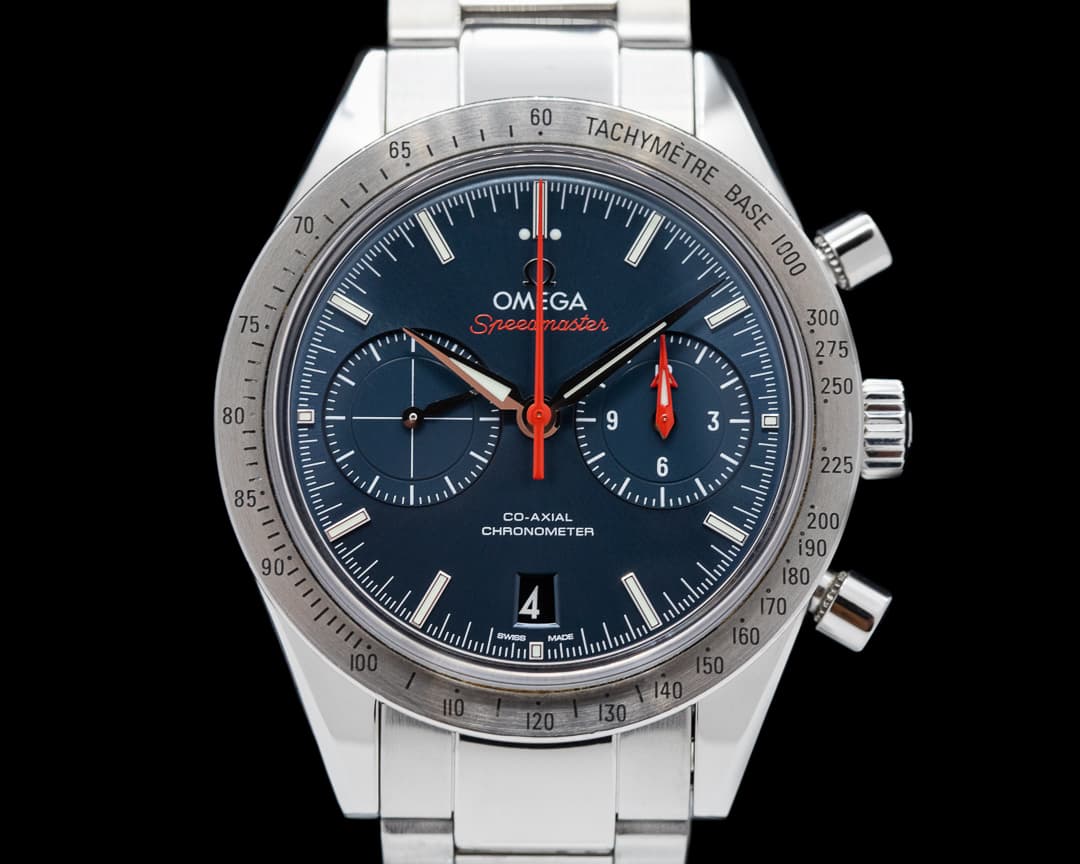Omega Speedmaster 57 Co-Axial SS Blue Dial