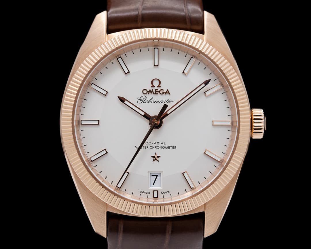 Omega Omega Globemaster Co-Axial Rose Gold / Alligator