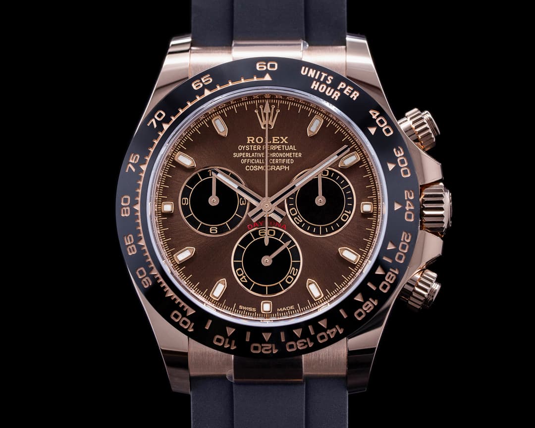 Rolex Cosmograph Daytona 116515LN 18K RG Oysterflex CHOCOLATE UNWORN