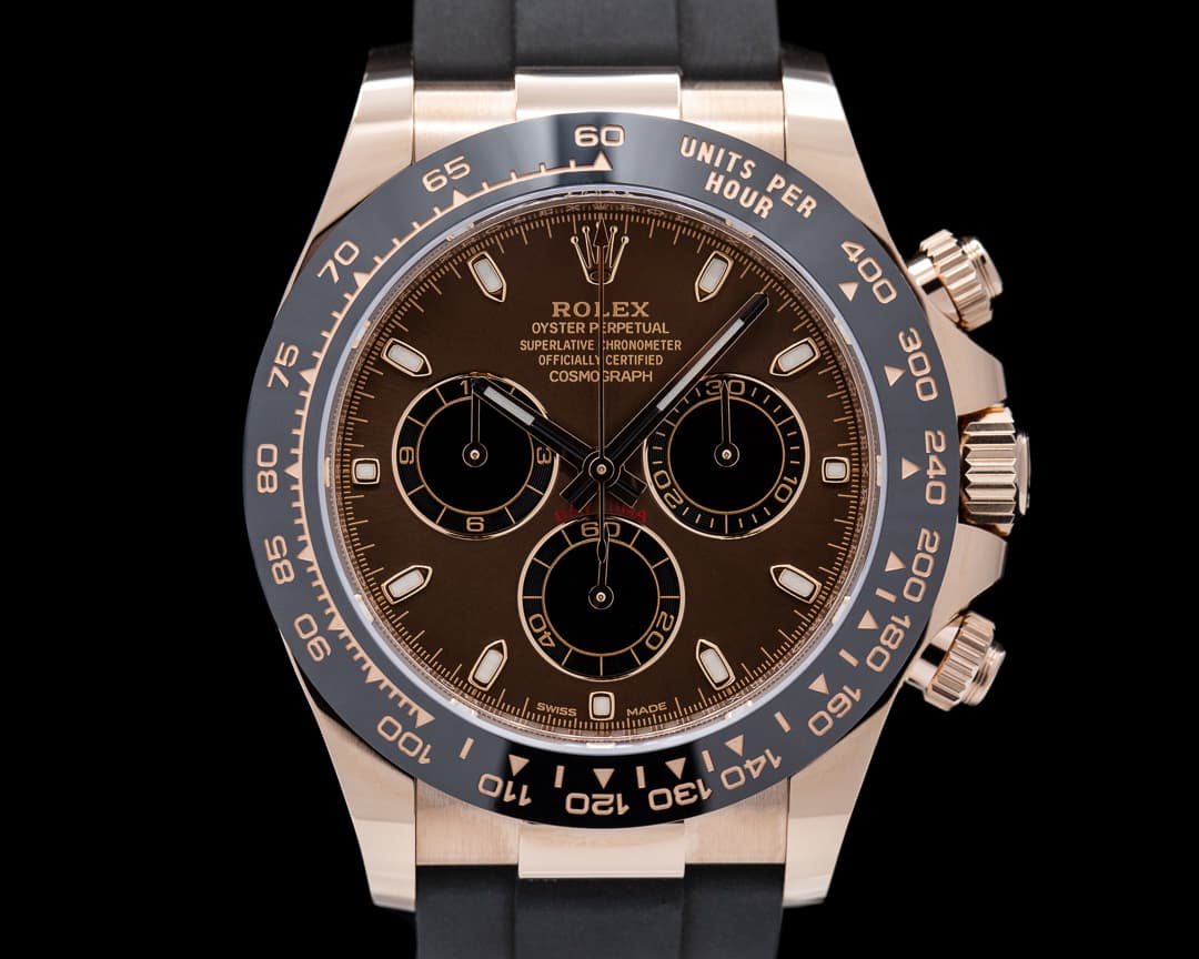 Rolex Cosmograph Daytona 116515LN 18K RG Oysterflex CHOCOLATE UNWORN