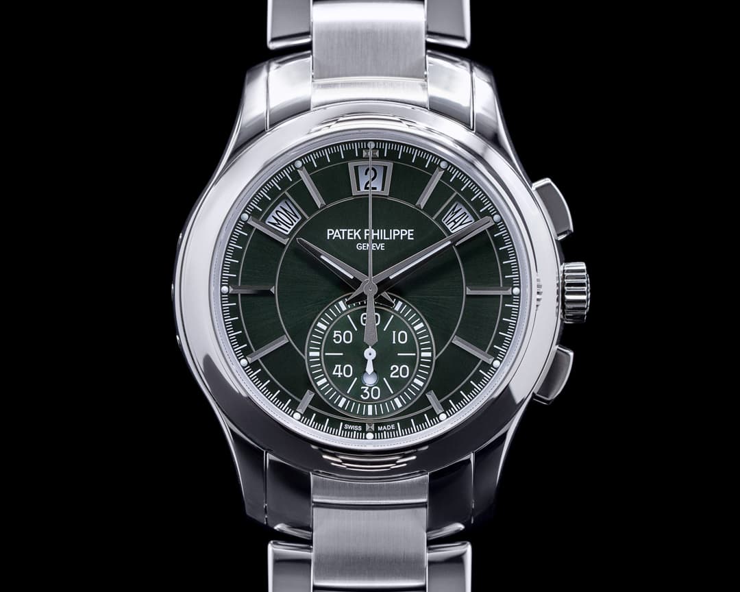 Patek Philippe 5905/1A Chronograph Annual Calendar Green Dial SS UNWORN