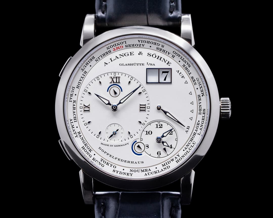 A. Lange and Sohne Lange 1 Time Zone 116.039 18K White Gold