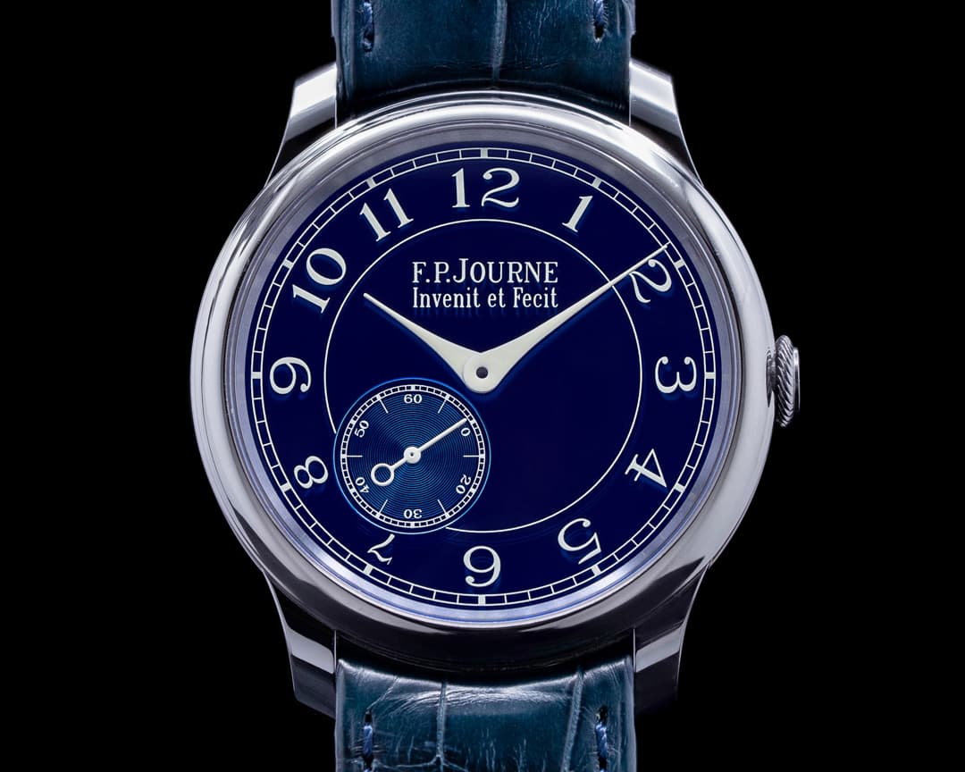 F. P. Journe Chronometre Bleu Tantalum Blue Dial 