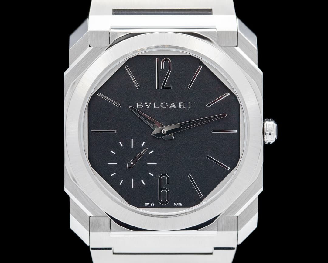 Bulgari Octo Finissimo Extra Thin SS Black Dail 40MM
