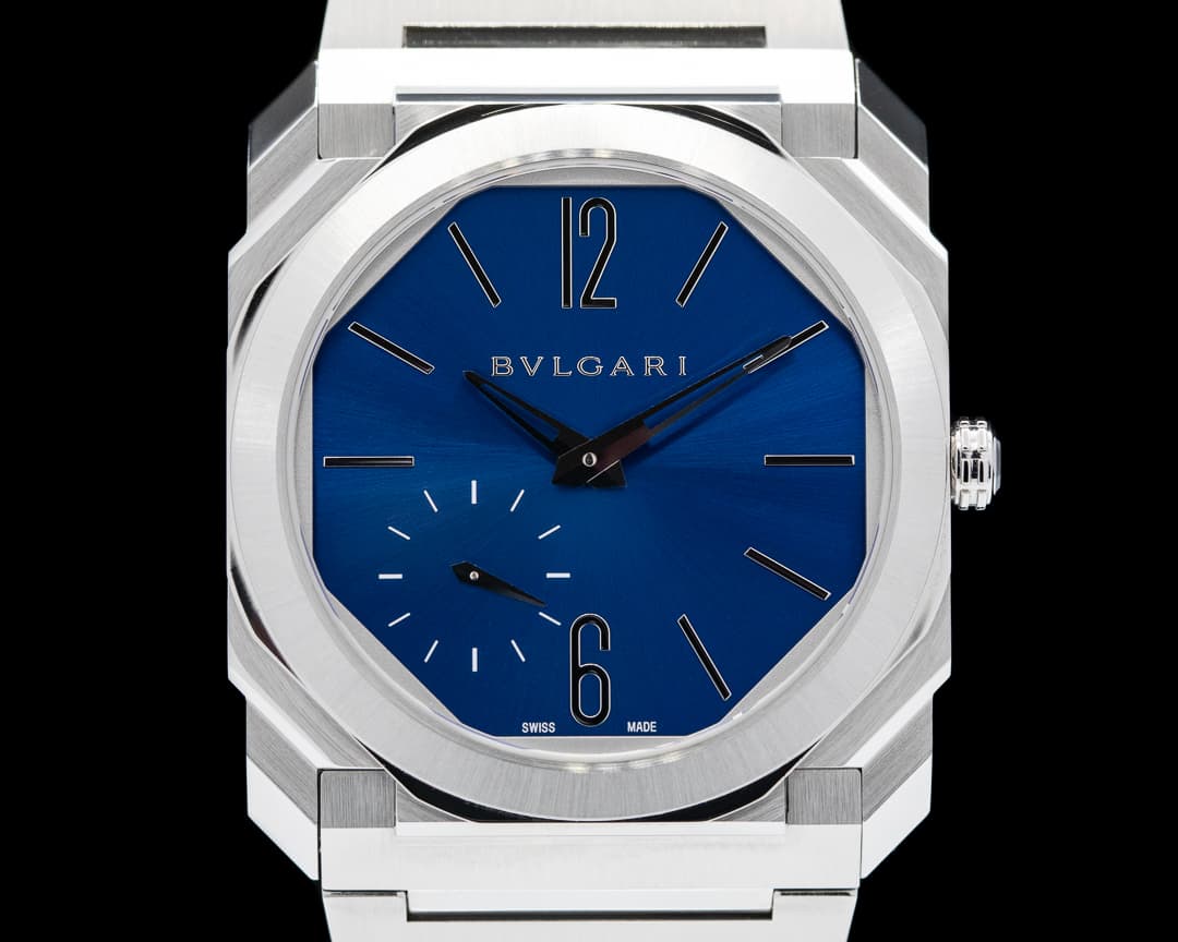 Bulgari Octo Finissimo Extra Thin SS Blue Dail 40MM