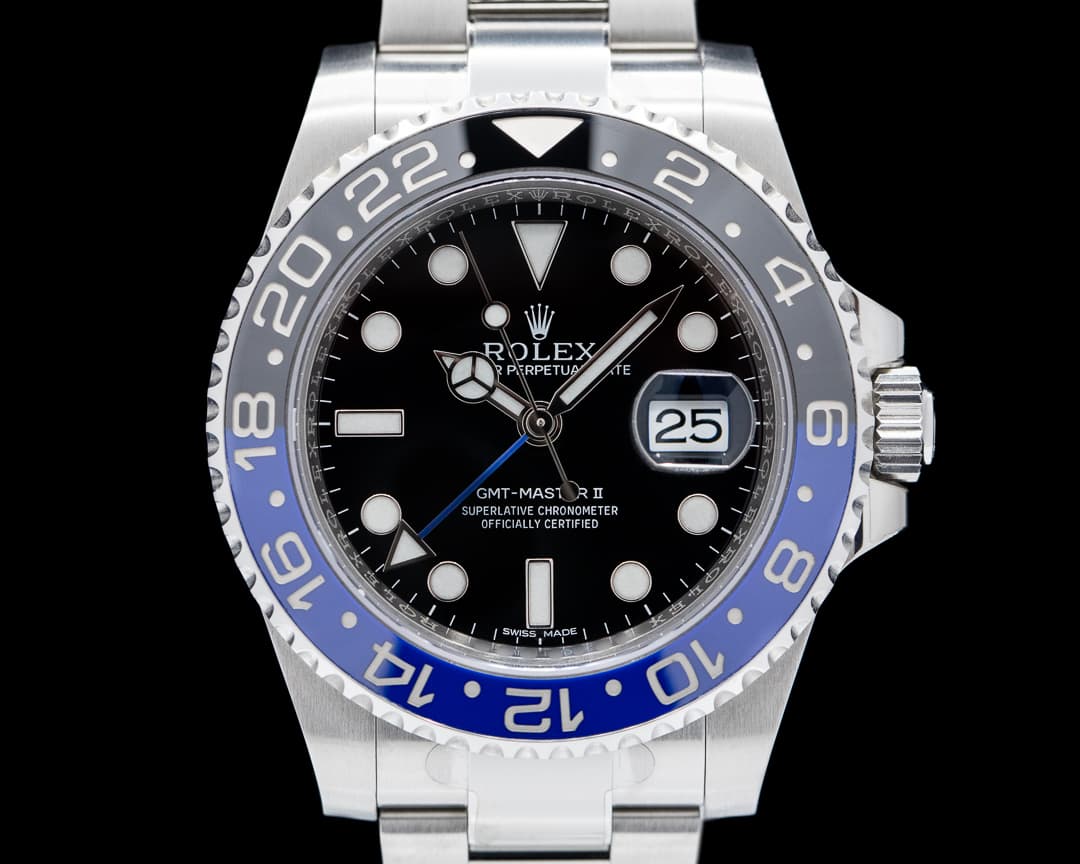 Rolex GMT Master II 116710 Ceramic "Batman" SS 