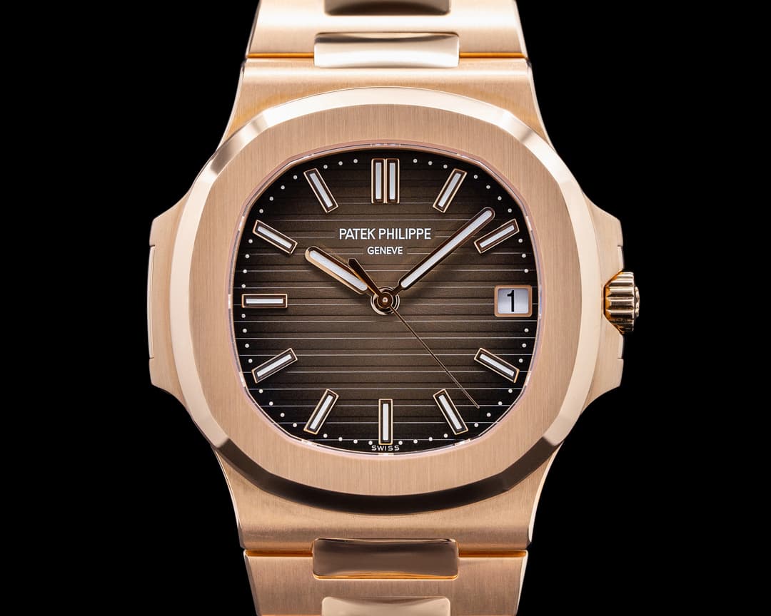 Patek Philippe Jumbo Nautilus 5711R 18K Rose Gold Brown Dial / Bracelet UNWORN