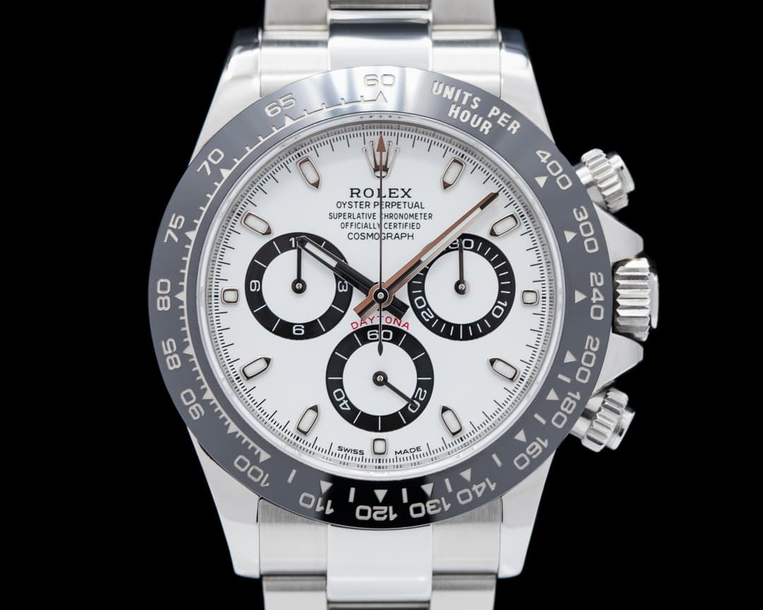 Rolex Daytona 116500LN Ceramic Bezel SS / White Dial 