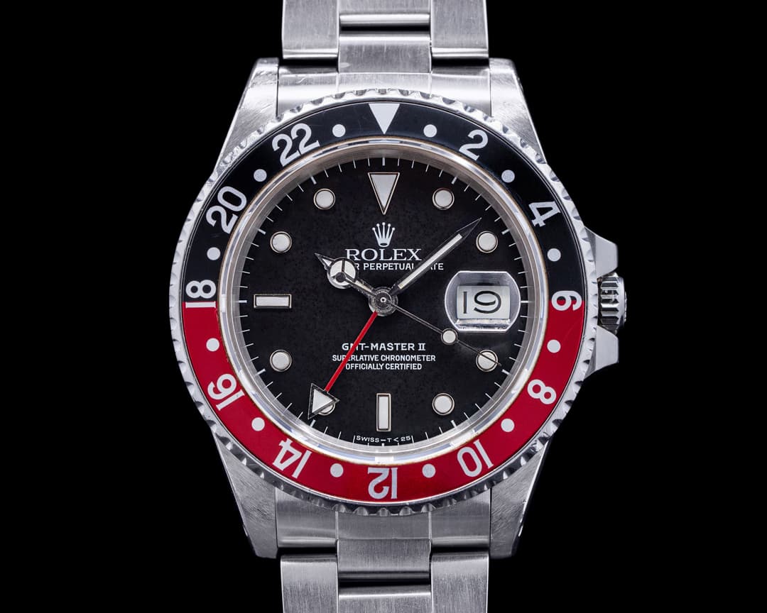 Rolex GMT Master II "FAT LADY" Red / Black Coke 1987 