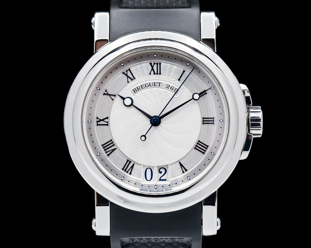 Breguet Marine Big Date SS / Rubber