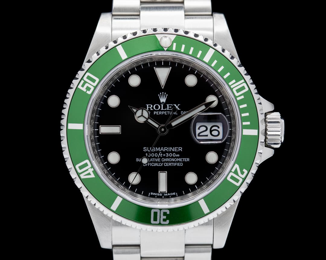 Rolex Submariner 50th Anniversary "Kermit" SS Green Bezel 