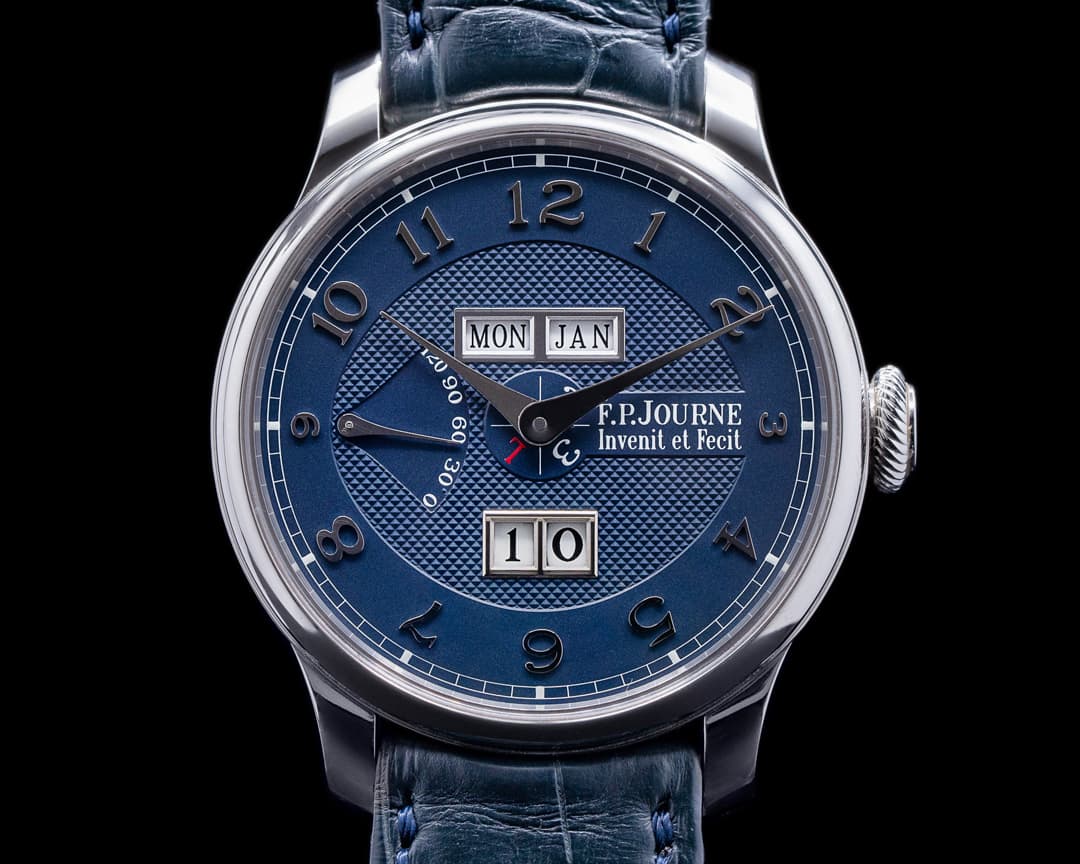 F. P. Journe Octa Quantieme Perpetual Calendar Platinum Blue Dial 40MM BOUTIQUE COLLE