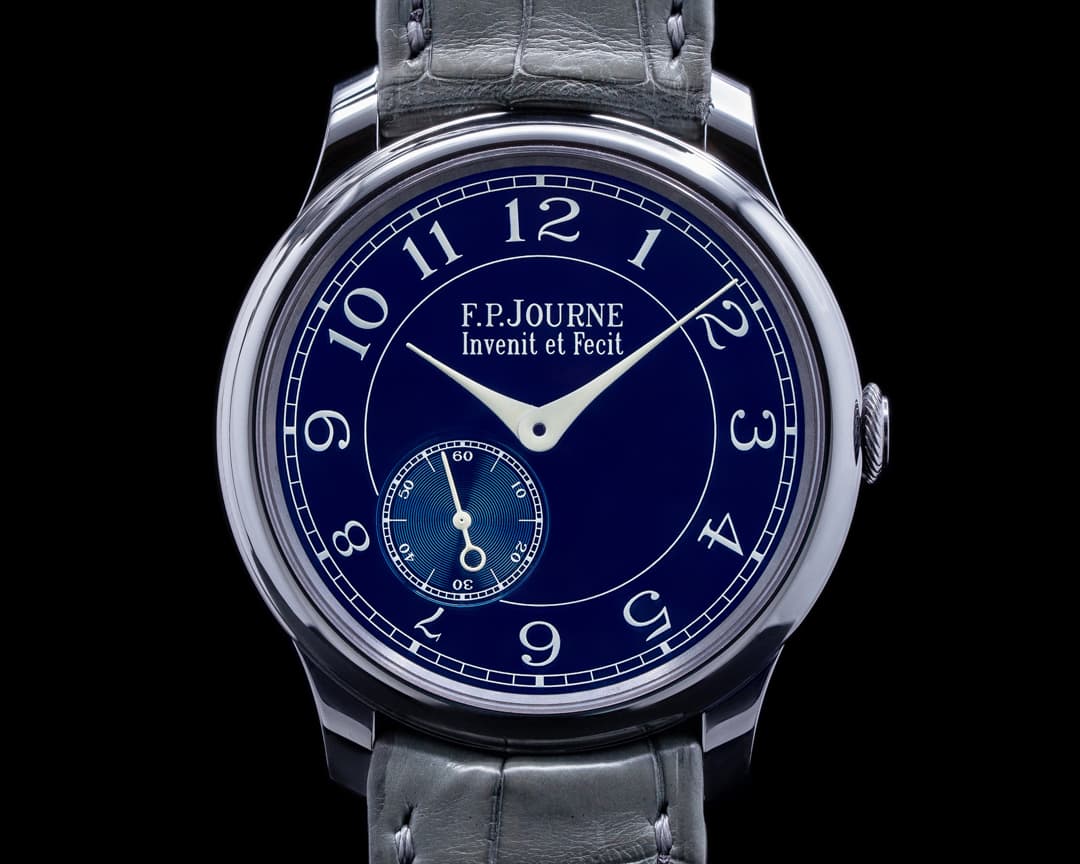 F. P. Journe Chronometre Bleu Tantalum Blue Dial 
