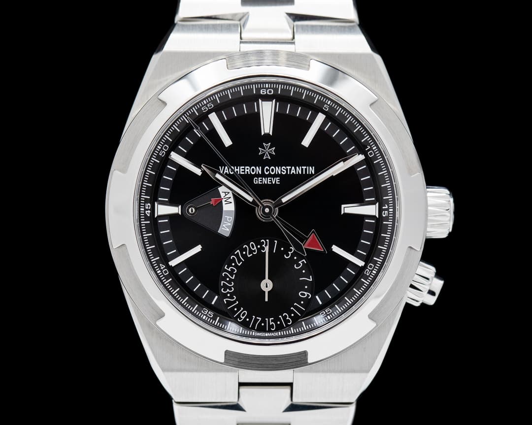 Vacheron Constantin Overseas Dual Time 7900V SS Black Lacquer Dial 2022 UNWORN