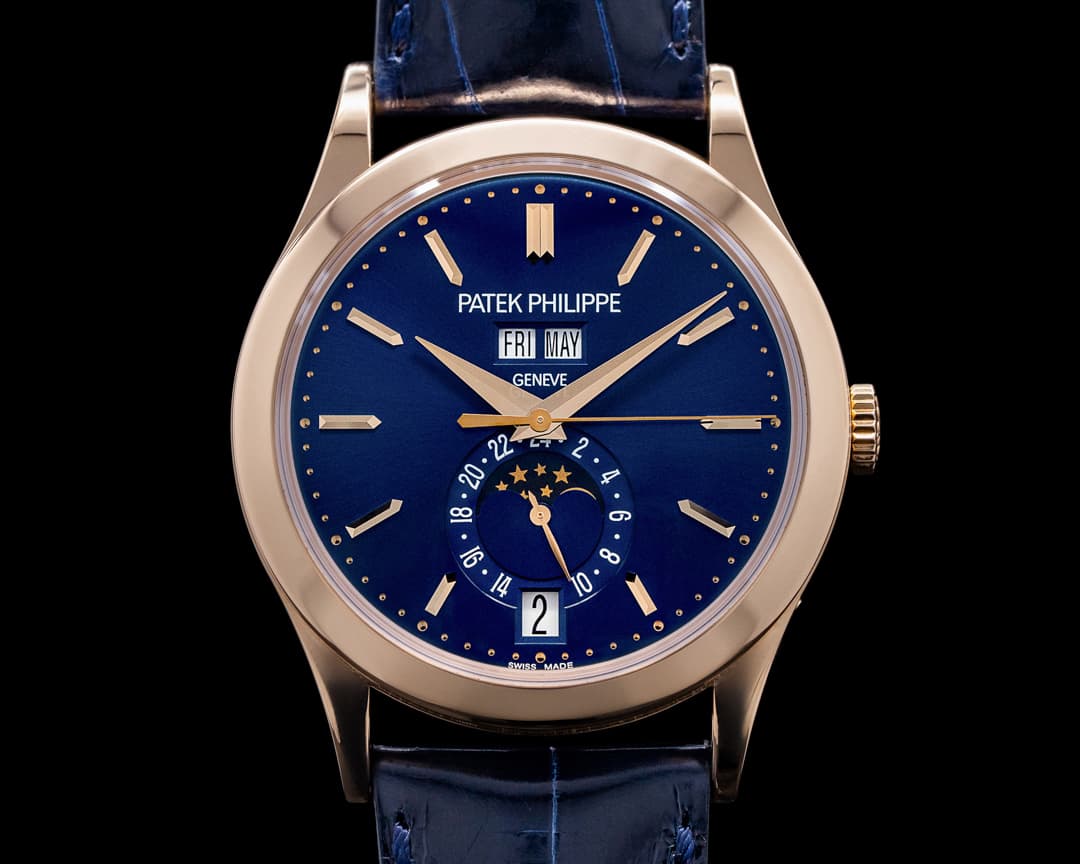 Patek Philippe Annual Calendar 5396R Rose Gold Blue Dial