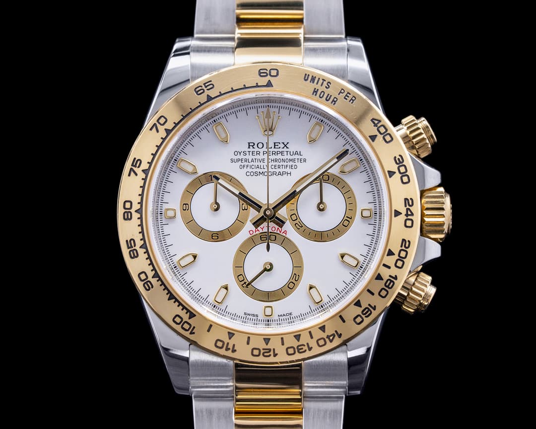 Rolex Daytona White Dial 18K Yellow Gold/SS 2020