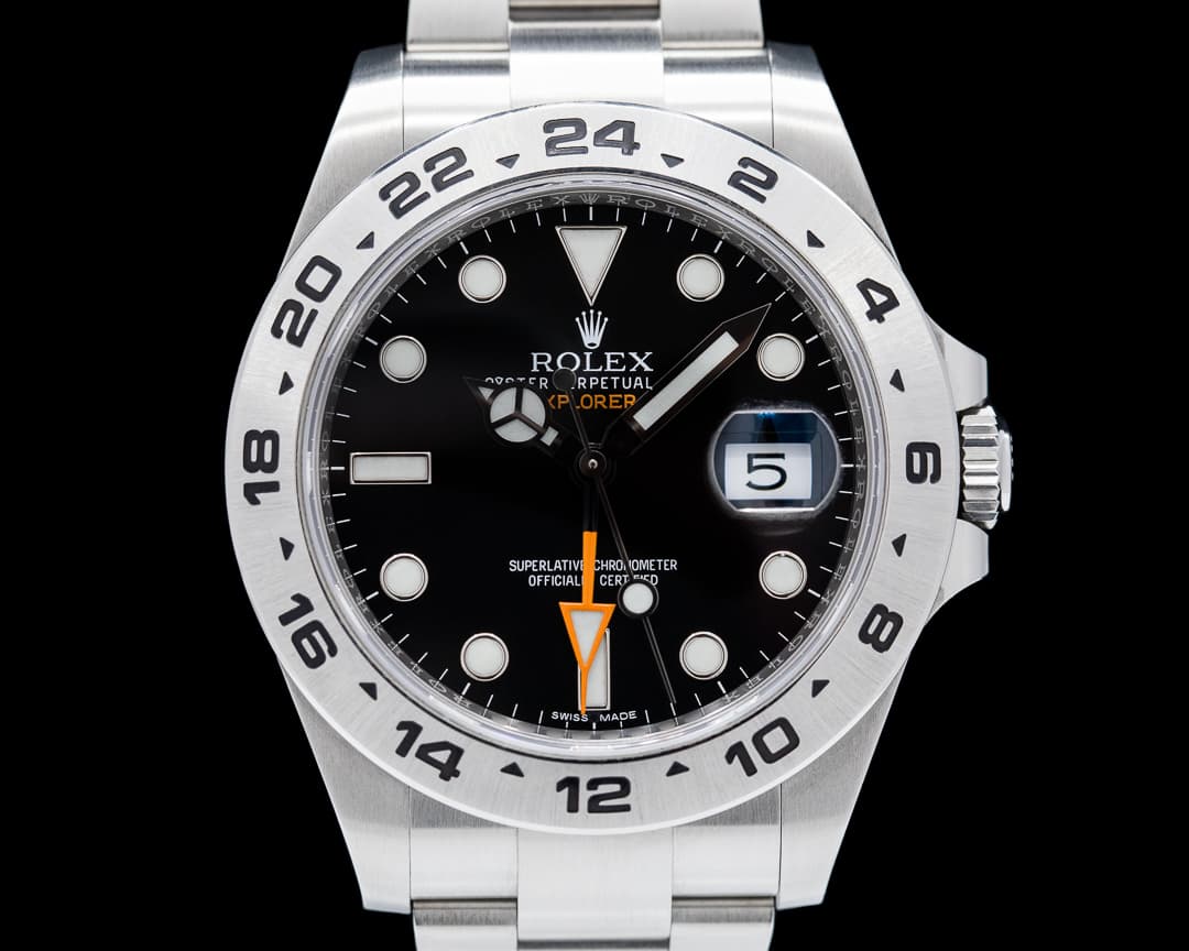 Rolex Explorer II Black Dial SS