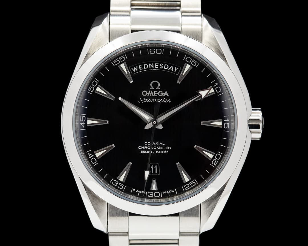 Omega Aqua Terra 150M Co-Axial Chronometer Day-Date 41.5 SS
