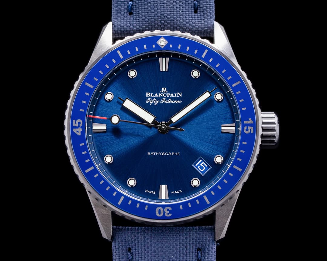 Blancpain Fifty Fathoms Bathyscaphe Ceramic Blue 2021