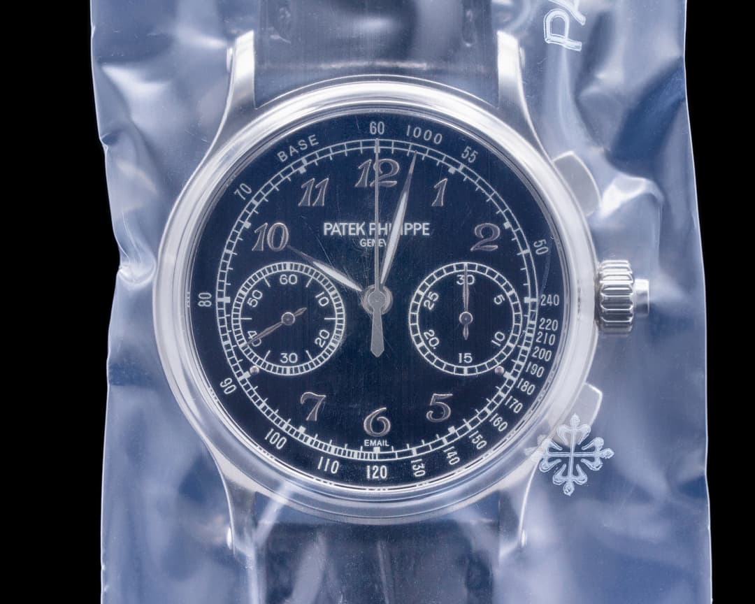 Patek Philippe Split Second 5370P Platinum Black Enamel Dial SEALED UNWORN