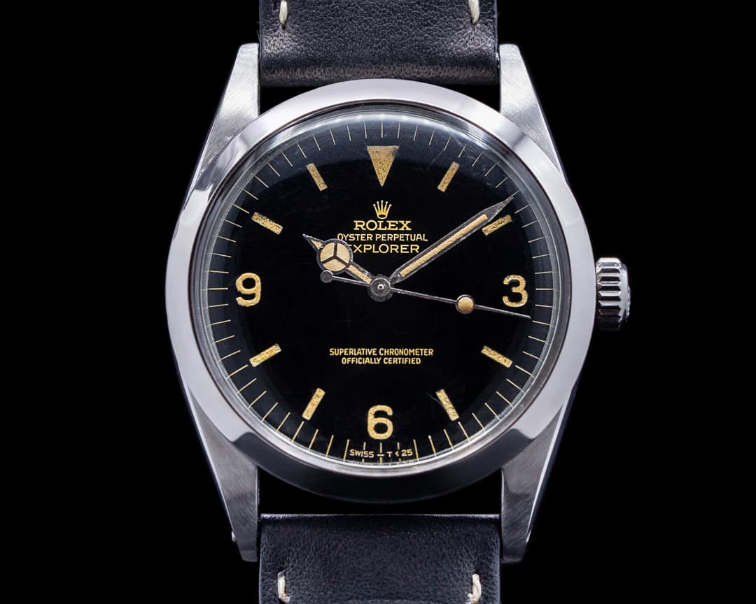 Rolex Vintage Explorer 1016 I c. 1964 GILT DIAL