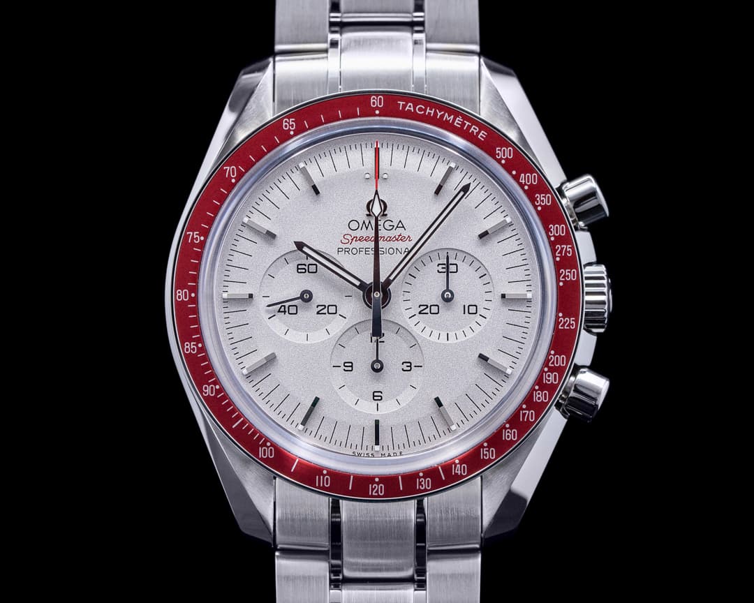 Omega Speedmaster Professional "Tokyo 2020" Limited Edition Red Bezel 
