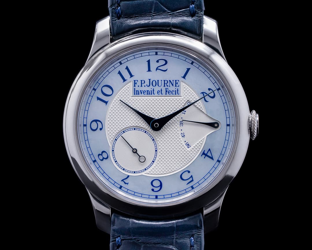 F. P. Journe Chronometre Souverain Nacre Mother of Pearl Dial Platinum 40MM 