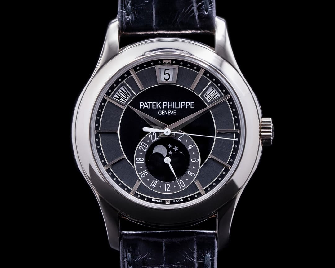Patek Philippe Annual Calendar Grey Dial 5205G 18K White Gold