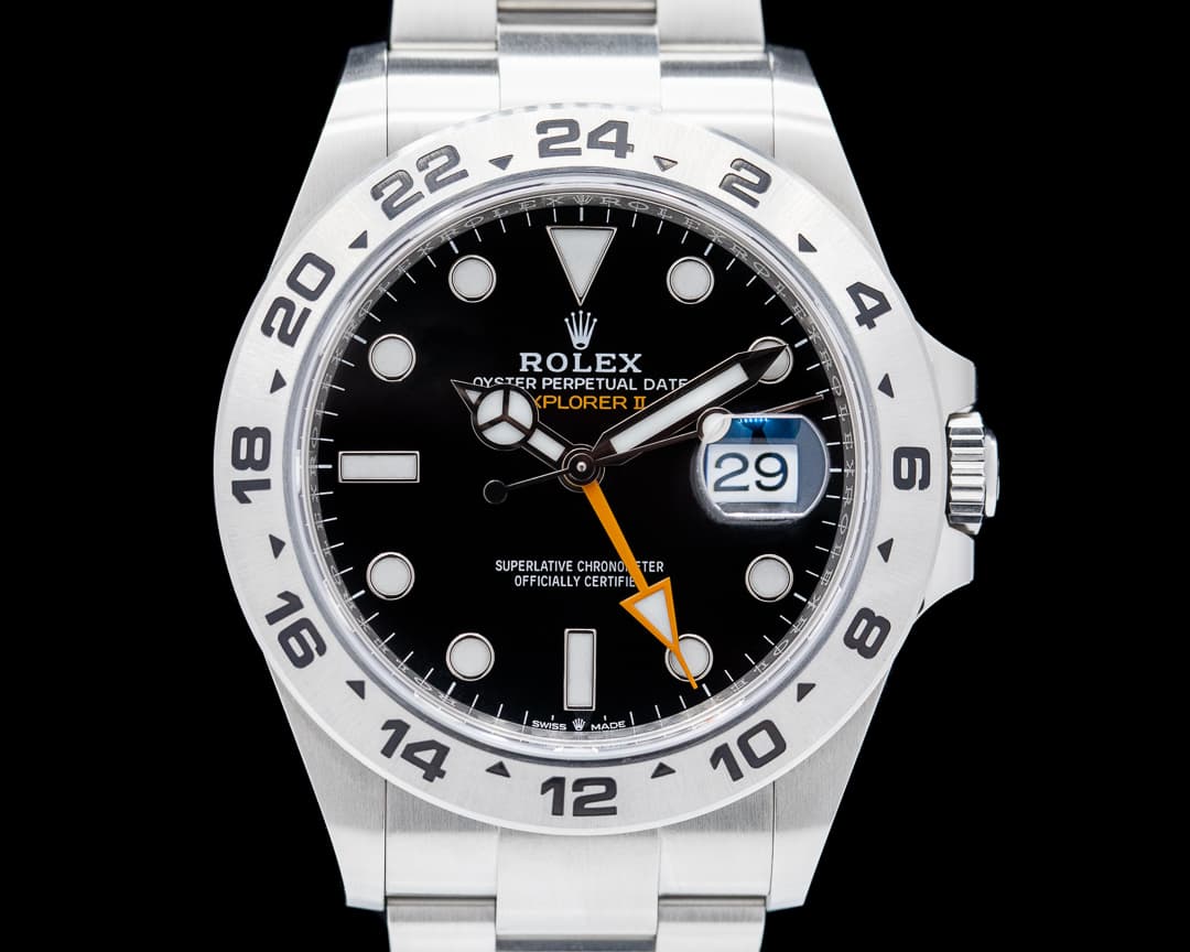 Rolex Explorer II Black Dial SS 2021