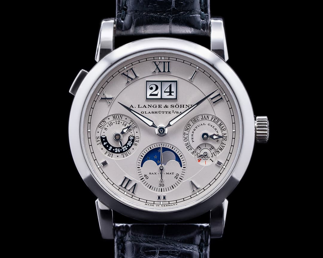 A. Lange and Sohne Langematik Perpetual Platinum 310.025 FULL SET