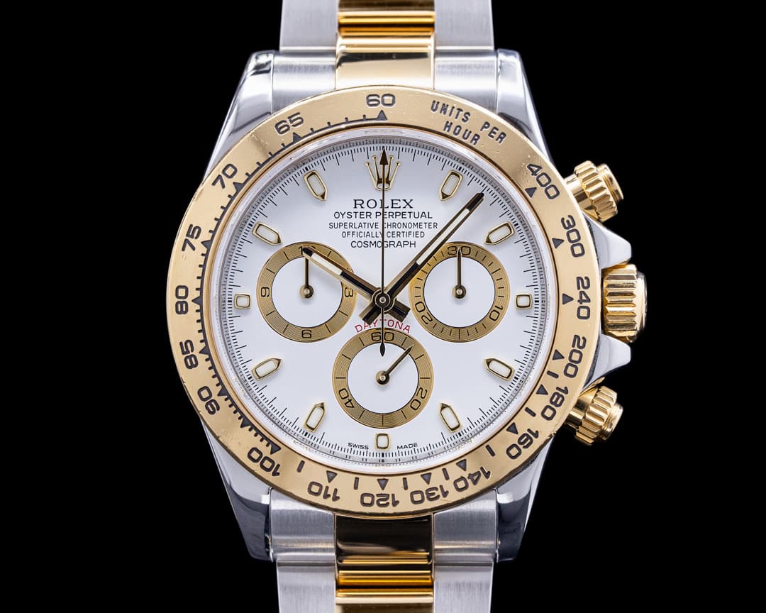 Rolex Daytona White Dial 18K Yellow Gold/SS 2016