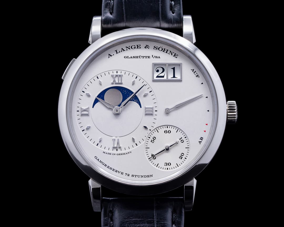 A. Lange and Sohne Grande Lange 1 139.025 Moon Platinum 