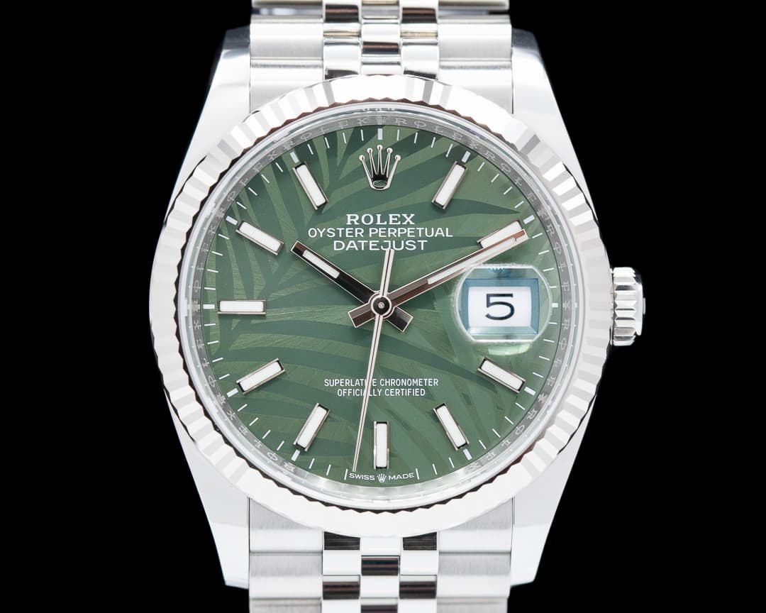 Rolex Datejust Green "Palm" Dial / Jubilee Bracelet 2022