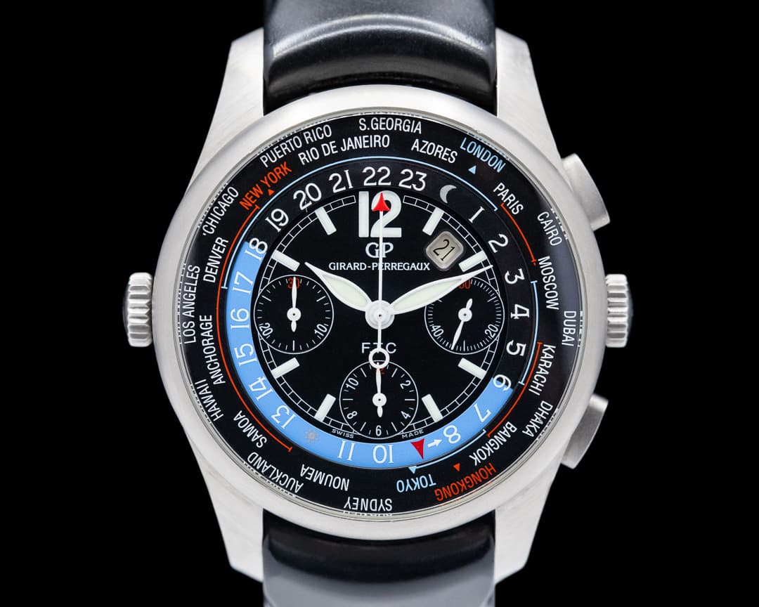 Girard Perregaux World Time Finacial
Black Dial SS