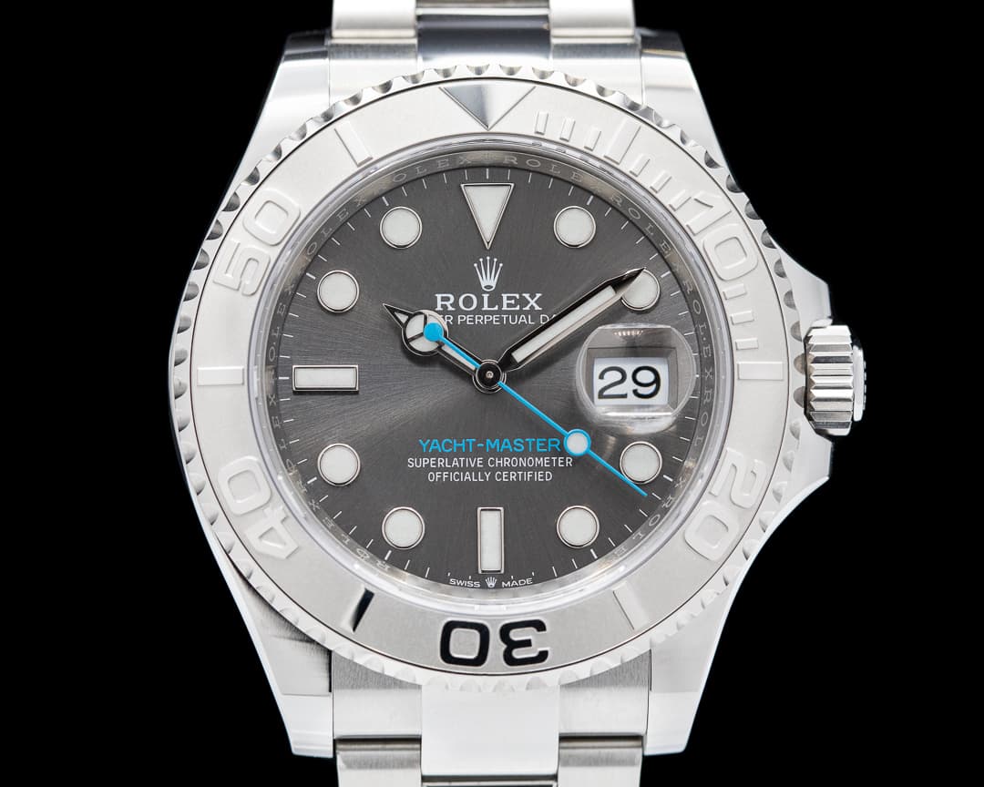 Rolex Yacht Master SS Dark Rhodium Dial / Platinum Bezel 2021