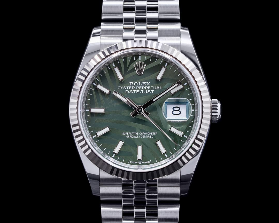 Rolex Datejust Green "Palm" Dial / Jubilee Bracelet 2022
