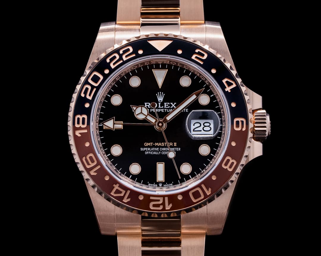Rolex GMT Master II 126715 18K Everose Ceramic Root Beer UNWORN